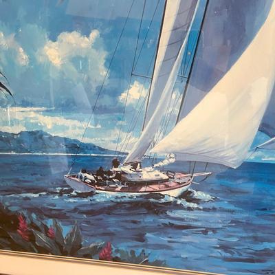 Large Sailboat print