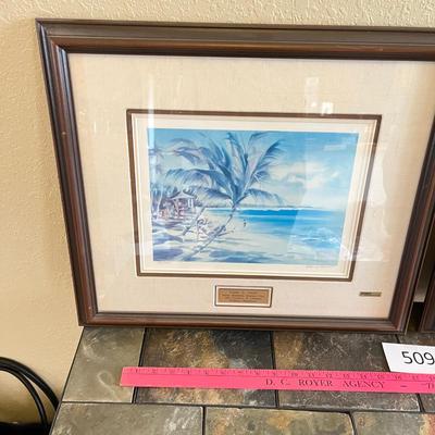 Two sea scape prints