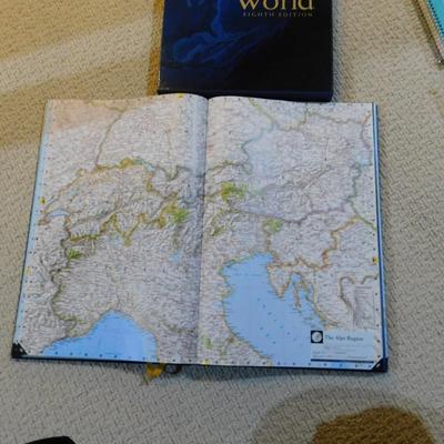 SUPER COOL BOOK! NATIONAL GEOGRAPHIC ATLAS OF THE WORLD