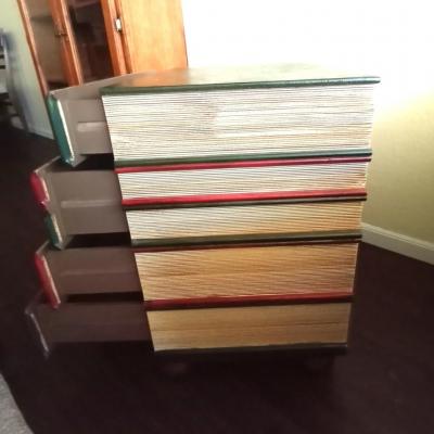 ADORABLE WOODEN FOUR DRAWER BOOK SIDE TABLE