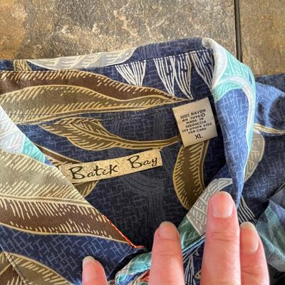 Lot of 2 Hawaiian Camp shirts