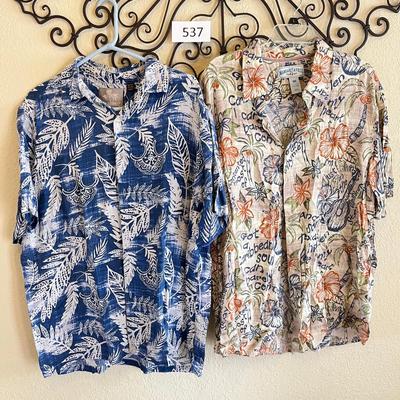 Mens Hawaiian Shirt lot Margaritaville