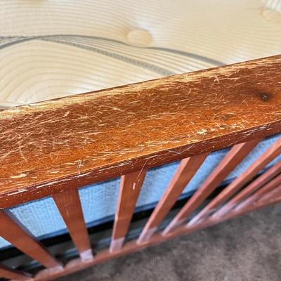 Mission Style Bed w/ Under drawers New mattress