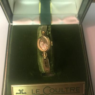 14KT Le Coultre GOLD WATCH