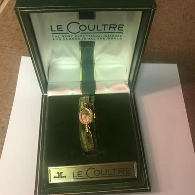 14KT Le Coultre GOLD WATCH