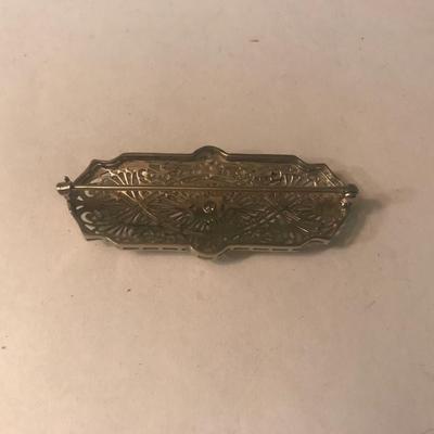 10KT GOLD BROOCH