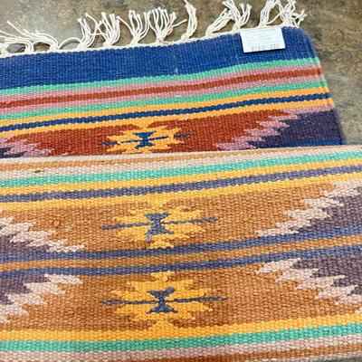 Southwestern Rug & hot pad