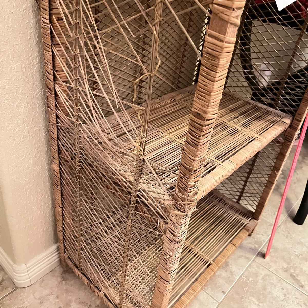BOHO Rattan Shelf