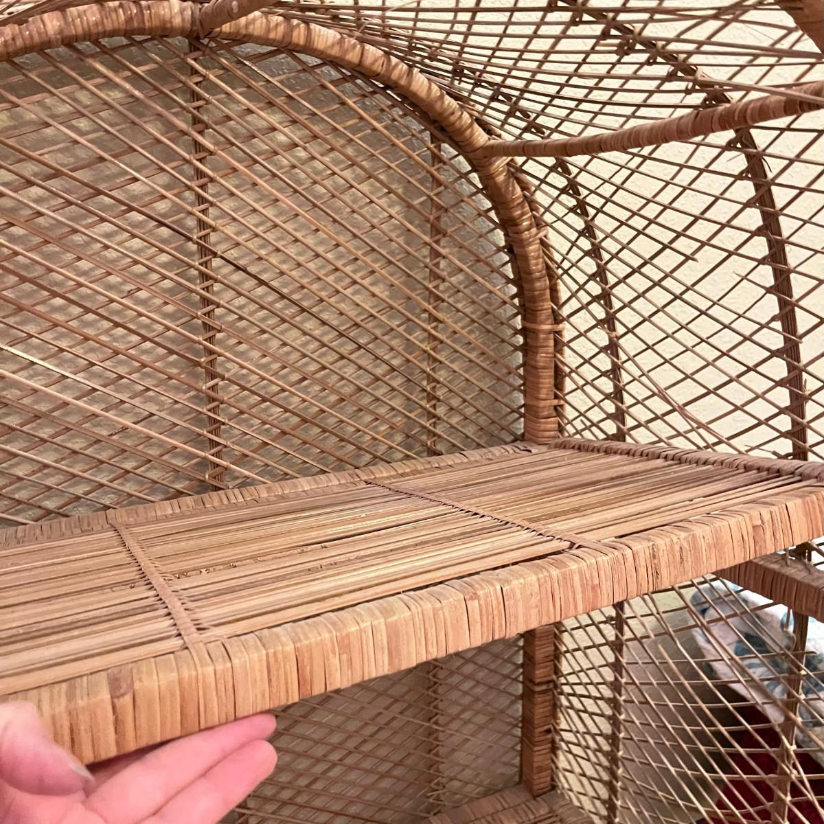 BOHO Rattan Shelf
