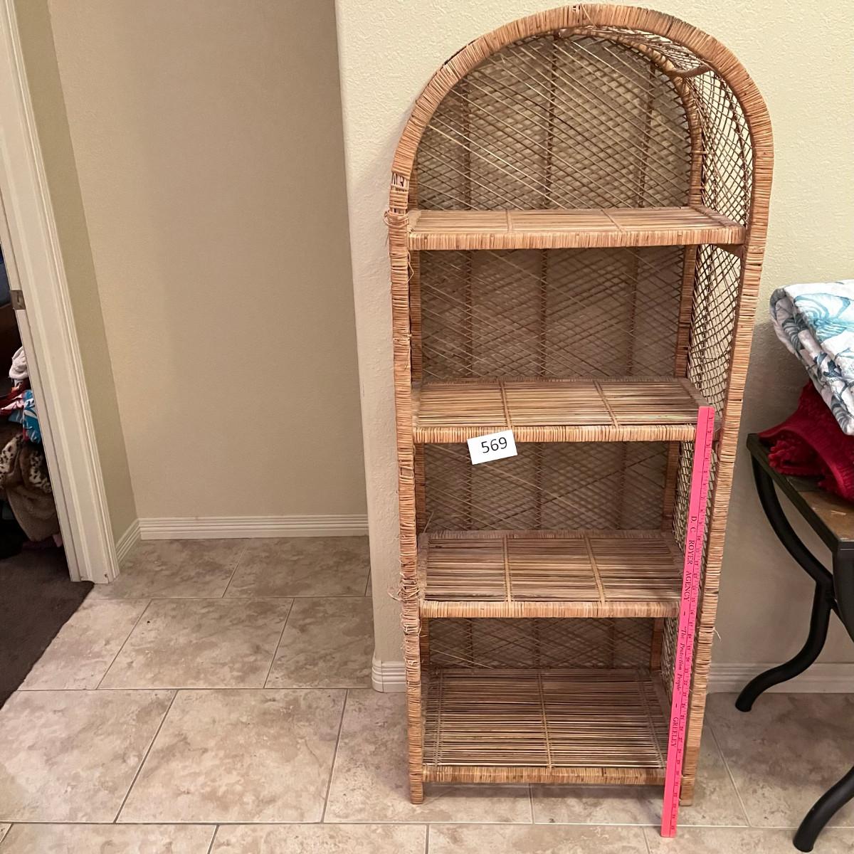 BOHO Rattan Shelf