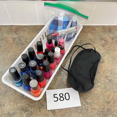 Tray of Fingernail Polish
