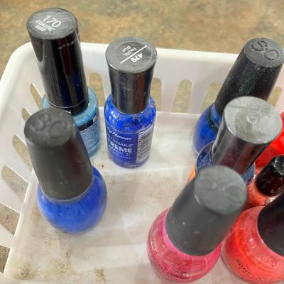 Tray of Fingernail Polish
