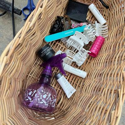 Basket of hair care