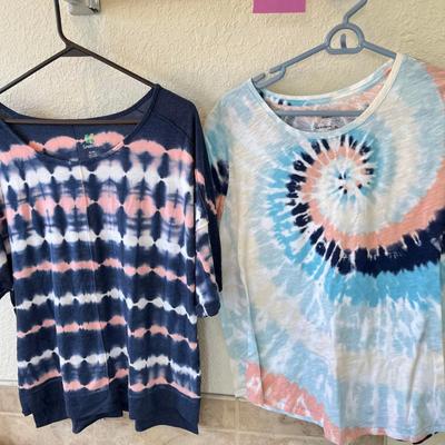 Ladies Tye Died tops