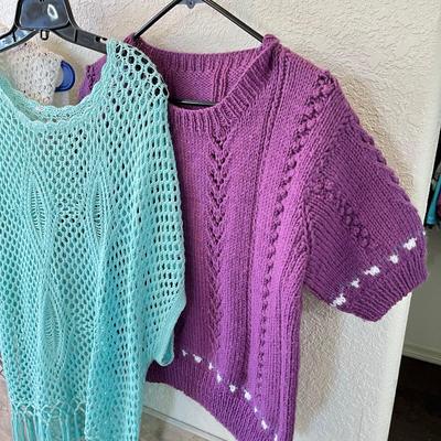 3 women's knitted tops