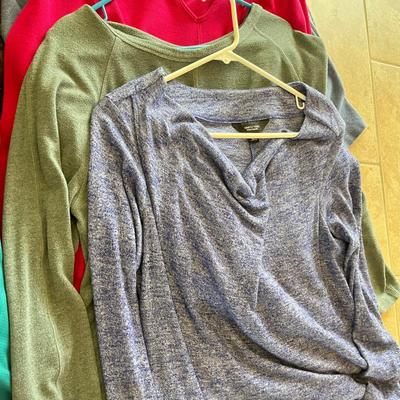 Large lot of womens tops