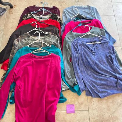 Large lot of womens tops