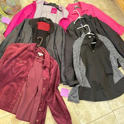 Lot of women's wind breakers/ jackets