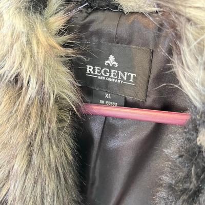 Faux fur jacket