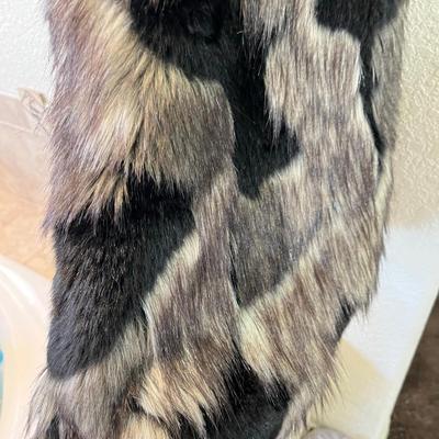 Faux fur jacket