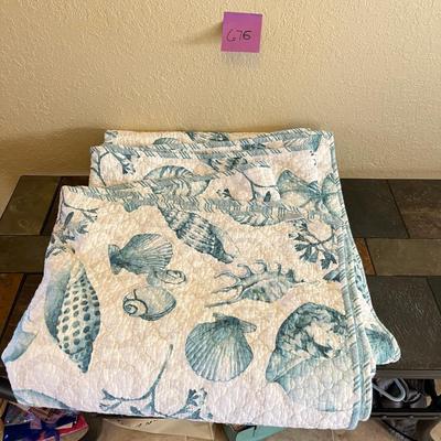 Queen Sized Nautical Comforter