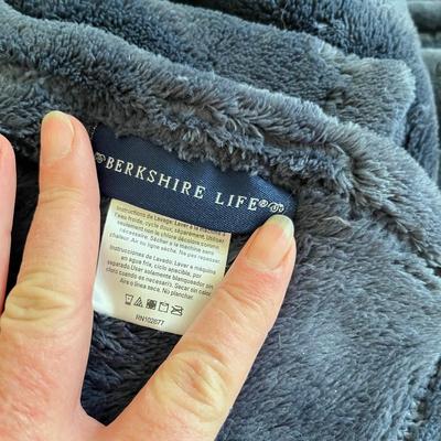 Blue Fleece Throw