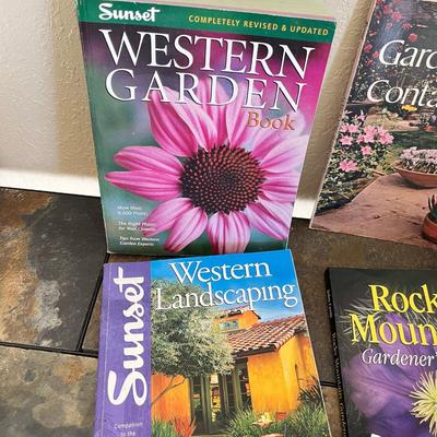 Basket of Gardening Books