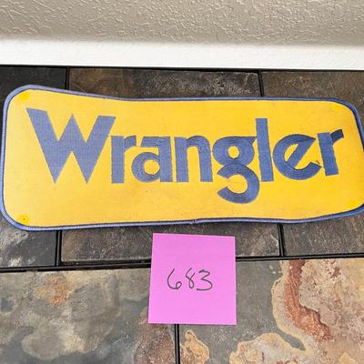 Vintage Wrangler Patch