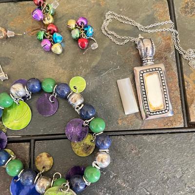Lot of jewelry & book marks
