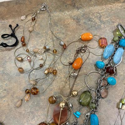 Lot of fashion/ costume necklaces