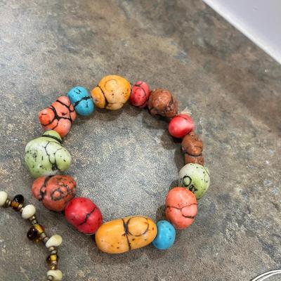 Lot of stretchy bracelets