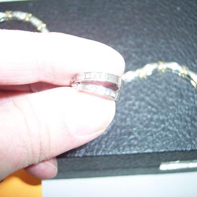 10K Gold & Diamond Bracelet & Earrings