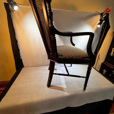 Antique Mahogany Federalist Style  Arm Chair 