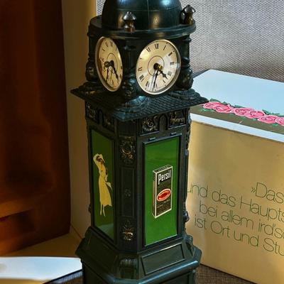 HENKEL Green Vintage Advertising Clock Persil