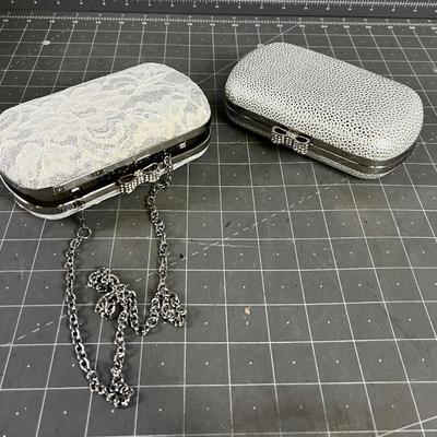 2 NEW Sparkle Clutch Purses from Clair's