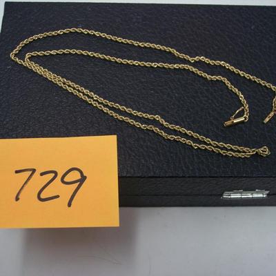 14K Yellow gold 20" Chain