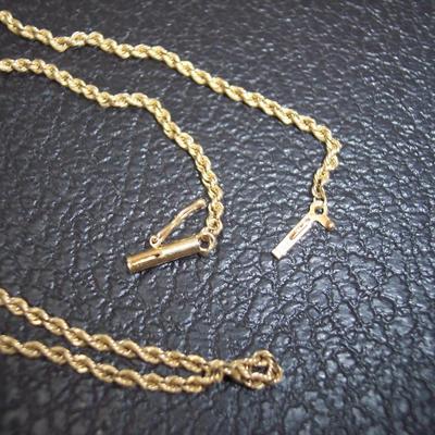 14K Yellow gold 20" Chain
