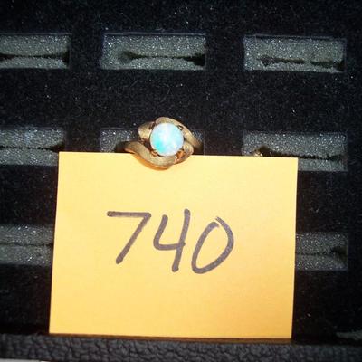 10K Opal Ring
