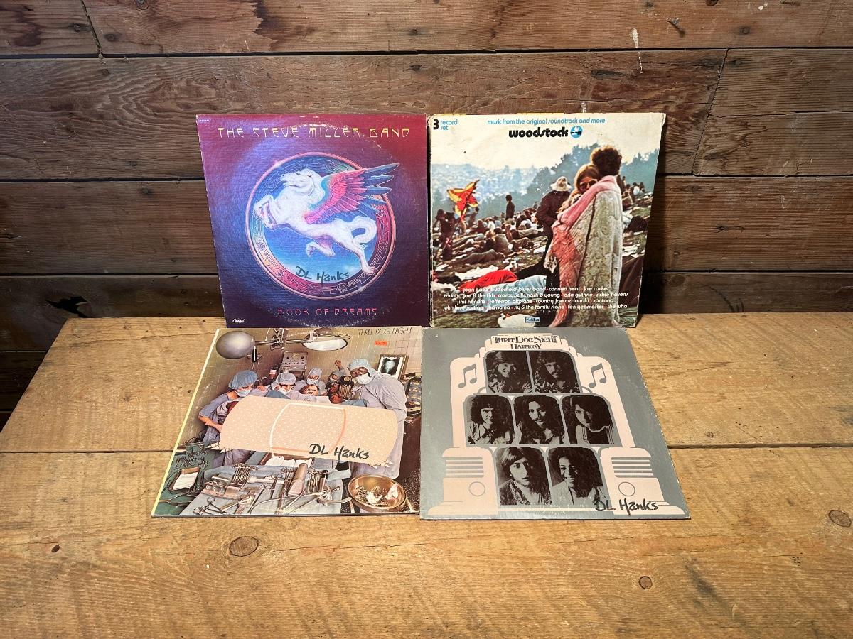 WOODSTOCK, STEVE MILLER BAND AND OTHER VINYL RECORD ALBUMS ...