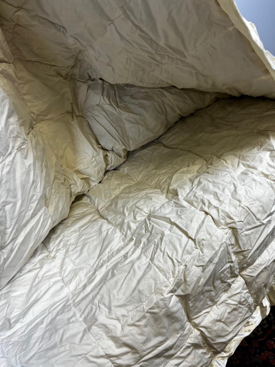 Queen Down Feather Blanket with Satin Edge