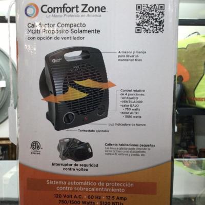 Comfort zone space heater