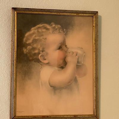 Framed picture of Baby