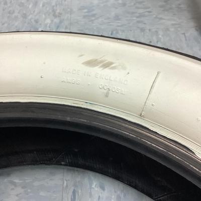 Motorcycle tireâ€”Avon whitewall gangster tire