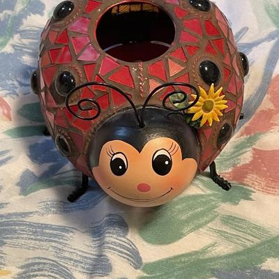 Lady Bug Votive candle holder