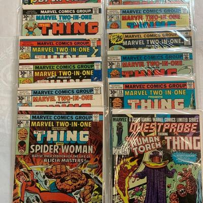 LOT 11R: The Thing Marvel Comic Books