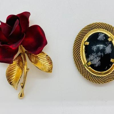 LOT 19R: Brooches & Vintage Stick Pins