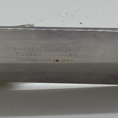 LOT 31C: Simeon L& George M Rogers Company 12 DWT Silverplate Flatware