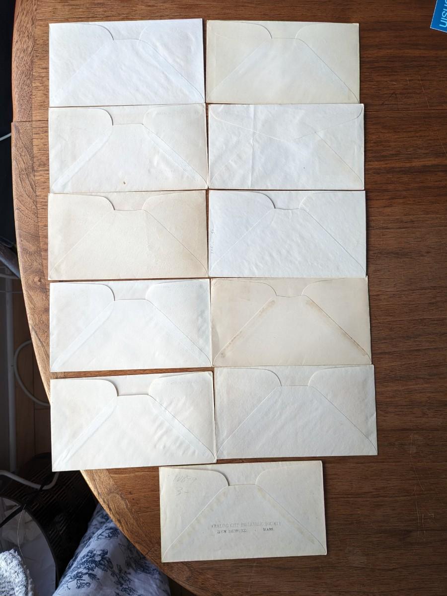 11, 1940's First Day Issue Stamps and Envelopes