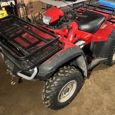 2005 Honda TRX500FA ATV 4 Wheeler