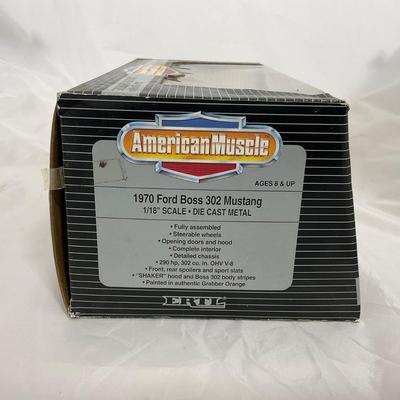-84- AMERICAN MUSCLE | 1:18 Scale Die Cast | 1970 Ford Boss 302 Mustang